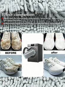 1PC Semi Closed Shoe Washing Bag - Specialized Portable Machine Washable Mesh Laundry Bag For Travel, Prevents Shoe Deformation In Washer Dryer - Multicolor - View 4