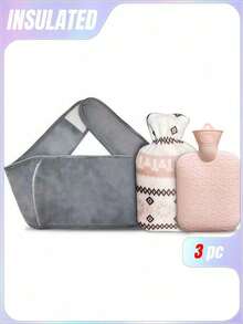Three Pieces Water-Heating Waist Belts, Water Bottles, Hand Warmers, And Waist Warmers With Water Injection For The Abdomen. - A - View 1
