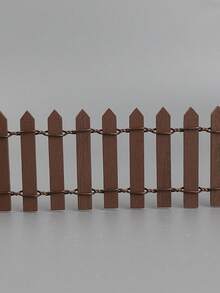 1pc Mini Wooden Fence, Suitable For Fairy Garden, Micro Landscape, Flower Pots, Decorative Piece, Size: 35.4 Inches * 2 Inches, Suitable For Fairy Garden, Micro Landscape, Flower Pots, Decorative Piece, Size: 35.4 Inches * 2 Inches, - multicolor - View 22