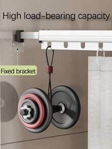 Foldable Shower Curtain Rod, Upgraded Thicker Aluminum Alloy, Rust-Proof & Moisture-Proof, Balcony Bathroom Drying Rack, Space-Saving, Easy Storage, Suitable For Various Wall Shapes, Corner/Flat Wall Installation, Adhesive/Drill Holes - Multicolor - View 4