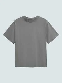 Modcrash 3pcs/Set Plus Size Men's Solid Color Fitted Crew Neck Short Sleeve T-Shirts, Casual For Summer & Daily Wear Basic T Shirts Men Tshirt Pack - Multicolor - View 10