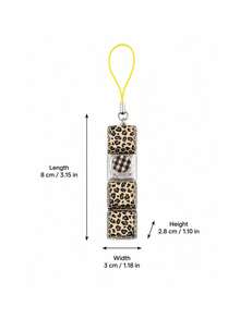 MINKOJA MINKOJA 1 pieza Juguete Fidget teclado con estampado de leopardo, teclado Fidget, juguete de teclado de 4 teclas para aliviar el estrés, llavero de teclado presionable como juguete para aliviar el estrés y matar el tiempo - Multicolor - Ver 15
