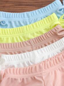 SHEIN Playful Pals 5件組幼兒女嬰女寶 - 彩色 - 查看 4