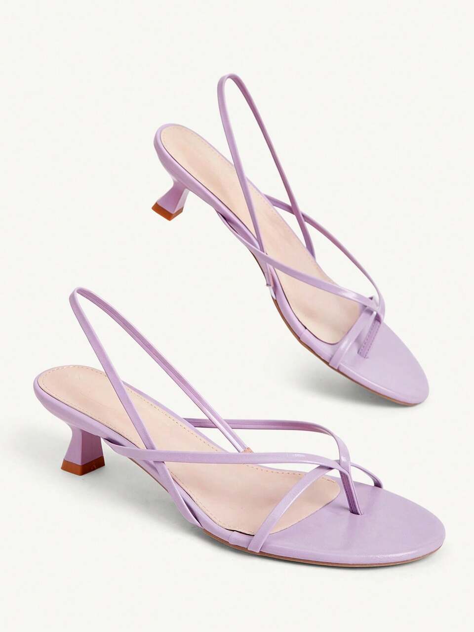 CUCCOO CHICEST Women Shoes Comfortable Mezzo Toes Round Toe Thin Heel High Heel Sandals Simple Commuter Dating Versatile Vacation Summer Shoes Kitten Heels
