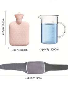 Three Pieces Water-Heating Waist Belts, Water Bottles, Hand Warmers, And Waist Warmers With Water Injection For The Abdomen. - A - View 2