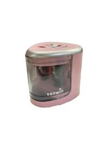 1pc Double Hole Pencil Sharpener For 6-12mm Pencils Student Office Pencil Sharpener Supplies Students,Electric Pencil Sharpener Available In Three Colors - multicolor - View 8