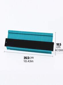 5inch/10inch Adjustable Contour Gauge Outline Profile Duplicator Tool, With Angle Protractor, For Accurate Replication Of Asymmetric Shapes On Wood Grain, Carpet, Tile, Laminate, DIY Woodworking Measuring Tool - multicolor - View 8