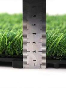 6 30cm X 30cm Interlocking Artificial Lawn Tiles, Detachable Terrace Decorative Grass Mat, Pet-Friendly Synthetic Lawn Carpet, Suitable For Balcony, Garden, Apartment Passage - 30*30 - View 6