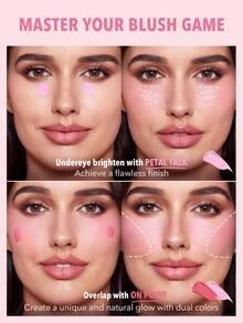 SHEGLAM Rubor LíQuido Color Bloom Rubor LíQuido On Point Rubor LíQuido Resistente Al Agua Larga DuracióN Alta PigmentacióN No Se Desvanece Brillo Duradero Maquillaje Facial Ligero Navidad Rubor Rosa Rare Colorete - On Point - Ver 3
