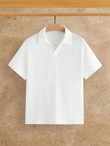 HIMLAND 男士短袖休閒通勤 Polo 衫 - 彩色 - 查看 6
