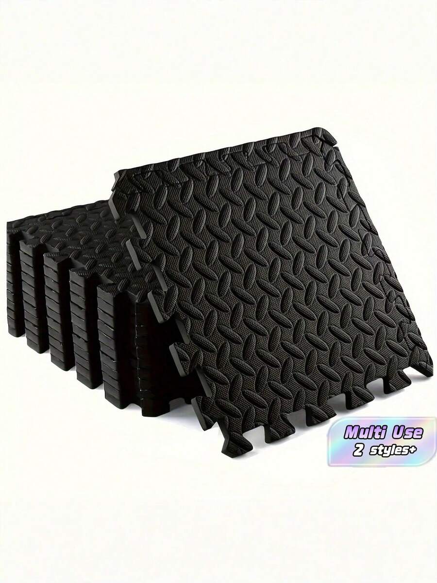 20Pcs Interlocking Foam Exercise Mats Non Slip Waterproof Shock Absorbing Noise Reducing Durable Puzzle Flooring For Home Living Room Bedroom Gym Training Workout Must Have - New Model - View 1