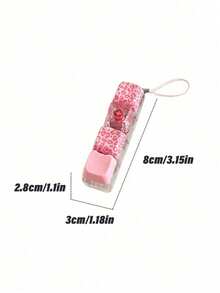 MINKOJA MINKOJA 1 pieza Juguete Fidget teclado con estampado de leopardo, teclado Fidget, juguete de teclado de 4 teclas para aliviar el estrés, llavero de teclado presionable como juguete para aliviar el estrés y matar el tiempo - Multicolor - Ver 12