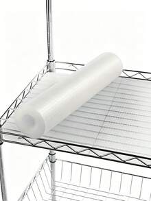 1 Roll, Cabinet Liner, Suitable For Cabinets, Drawers And Refrigerators, Easy To Clean, Waterproof, Oil-Proof, Moisture-Proof, Dust-Proof, Kitchen Countertop Pad, Furniture Cabinet Drawer Organizer, Home Decor, Party & Christmas Storage - Multicolor - View 11