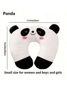 U-Shaped Pillow, Cute Cartoon Animal Printing Soft And Comfortable Pillow, Suitable For Home Travel Plane Car, Cute Animal Printing Pillow, Neck Support Cushion, Soft And Comfortable Travel Pillow Accessories - Multicolor - View 3