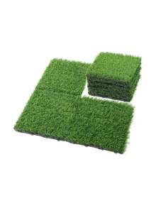 6 30cm X 30cm Interlocking Artificial Lawn Tiles, Detachable Terrace Decorative Grass Mat, Pet-Friendly Synthetic Lawn Carpet, Suitable For Balcony, Garden, Apartment Passage - 30*30 - View 7