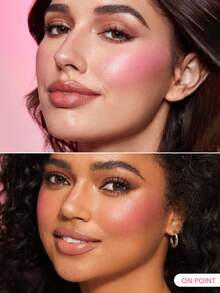 SHEGLAM Rubor LíQuido Color Bloom Rubor LíQuido On Point Rubor LíQuido Resistente Al Agua Larga DuracióN Alta PigmentacióN No Se Desvanece Brillo Duradero Maquillaje Facial Ligero Navidad Rubor Rosa Rare Colorete - On Point - Ver 2