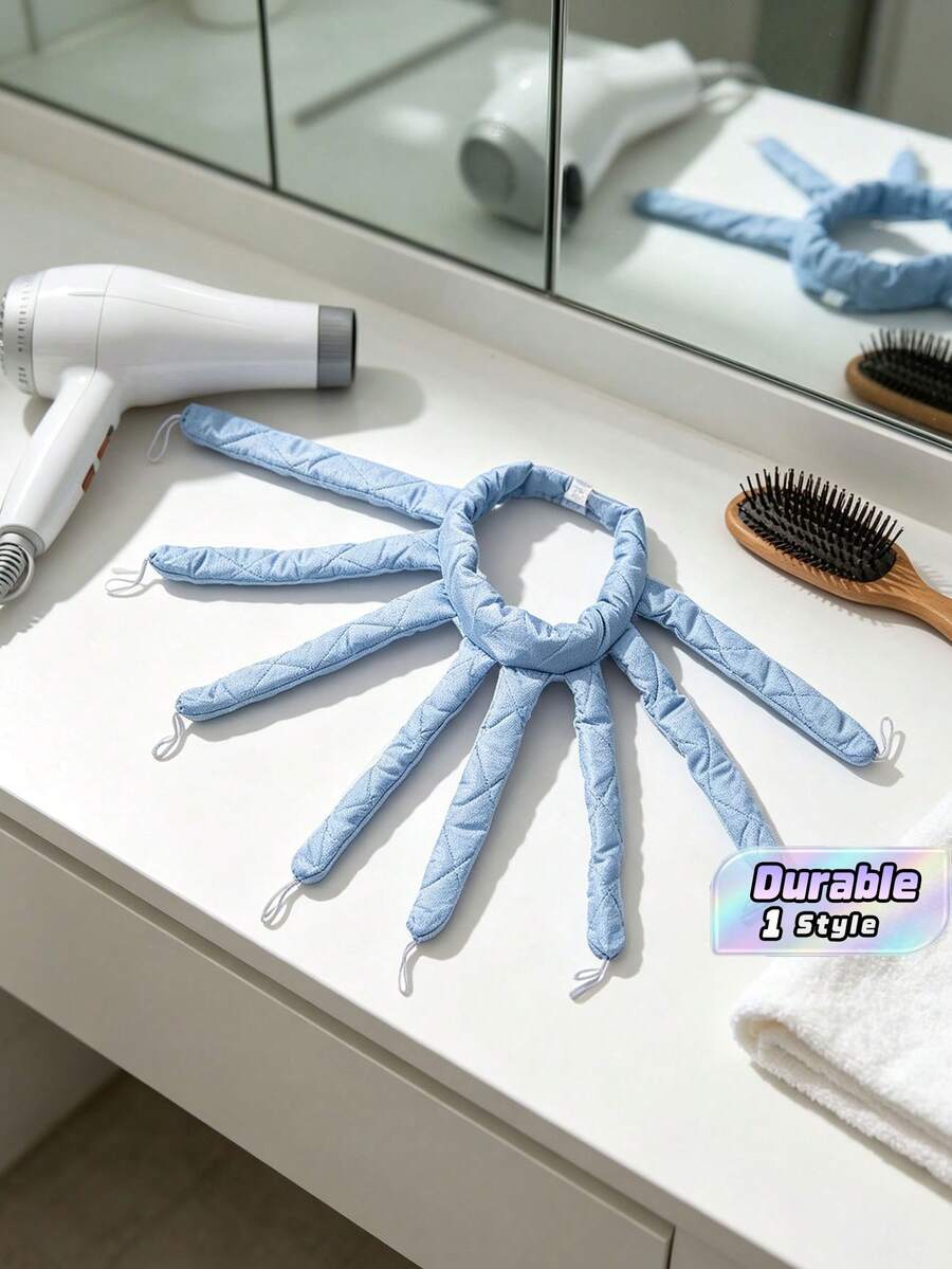 Heatless Curling Wand, Octopus Curling Tool, Lazy Sponge That Does Not Damage Your Hair, No-Heating Sleeping Curling Iron For Big Waves - Multicolor - View 1