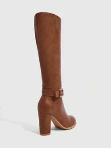 Daringsoles Women's New Brown Western Fashion Boots - Brown - View 3