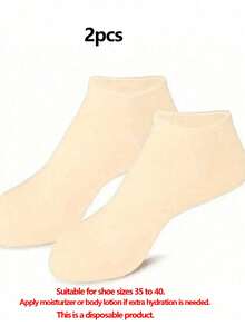 1 Pair Of Disposable Silicone Moisturizing Foot Socks, Suitable For Dry And Cracked Feet, Foot Care Socks, Massage Moisturizing Gel Socks, Foot Care Socks, Tools, Gifts - Multicolor - View 17