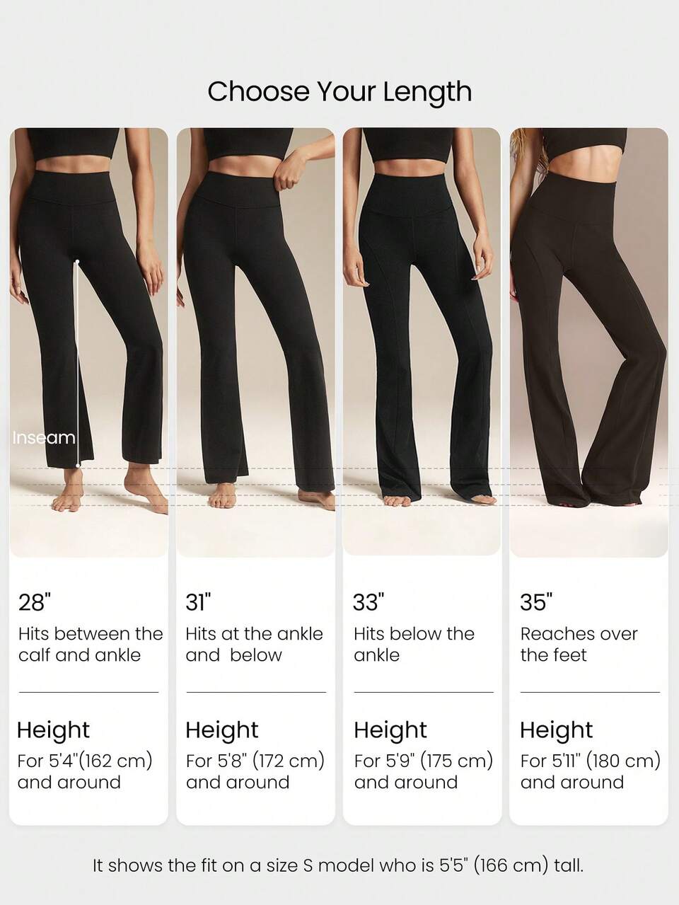 33" FeatherFit™ Groovy Flare High-Waist Buttery-Soft Stretchy Sweat-Wicking Ultra-Long Flare Leggings Low Impact Yoga Pilates Studio Daily Active Wear