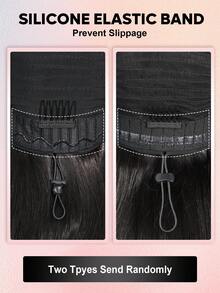 ALL READY WIG 波西米亚卷升级版 13x6 无胶蕾丝前假发，带抽绳 - 100% 真人发，预剪预漂，小结三连式无胶假发，适合新手，自然波浪造型，18-26 英寸 - 可调节透气帽，柔软弹力，全天舒适，适合日常佩戴，万圣节派对造型，旅行、节日、舞会、户外活动 - SNatural - 查看 7