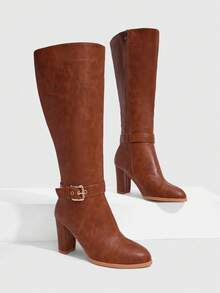 Daringsoles Women's New Brown Western Fashion Boots - Brown - View 1