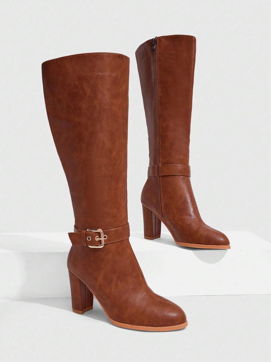 Daringsoles Women's New Brown Western Fashion Boots - Brown - View 1
