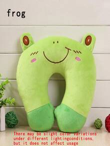 U-Shaped Pillow, Cute Cartoon Animal Printing Soft And Comfortable Pillow, Suitable For Home Travel Plane Car, Cute Animal Printing Pillow, Neck Support Cushion, Soft And Comfortable Travel Pillow Accessories - Multicolor - View 7