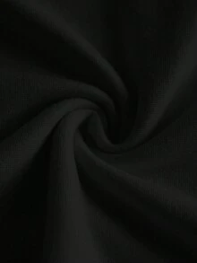 SHEIN BASICS 3件裝休閒純色針織方領短袖修身大尺碼T恤 - 彩色 - 查看 4