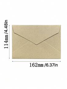Linen-Textured Envelope And Stationery Set, Vintage-Style Letters, Invitations, Postcards, Wax Seal Envelopes, Writing Papers, Exquisite Gifts, For Writing To Loved Ones, Multiple Colors Available - Multicolor - View 6