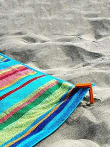 Sea Defense Windproof Towel Clips, Camping Mat Clips, Plastic Picnic Cloth Clips - Multicolor - View 2