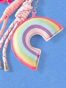 Popjeli Rainbow Keychain Pendant Fashion Pendant Exquisite Backpack Pendant Unique Jewelry - Rainbow - View 5