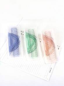 9 Pieces/Set Of School Supplies Including A Compass, Ruler, And Mathematical Drawing Tools, Suitable For Students. - Multicolor - View 15