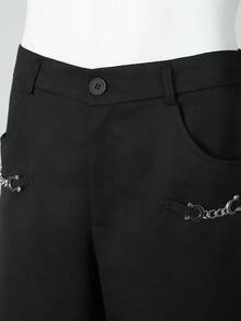 Manfinity CasualCool 男士成熟休閒直筒長褲，適合日常穿著、週末出遊、旅行、朋友聚會等多種場合。這款長褲是男士衣櫥中的百搭必備單品，非常適合作為送給男友或丈夫的禮物 - 黑色 - 查看 4