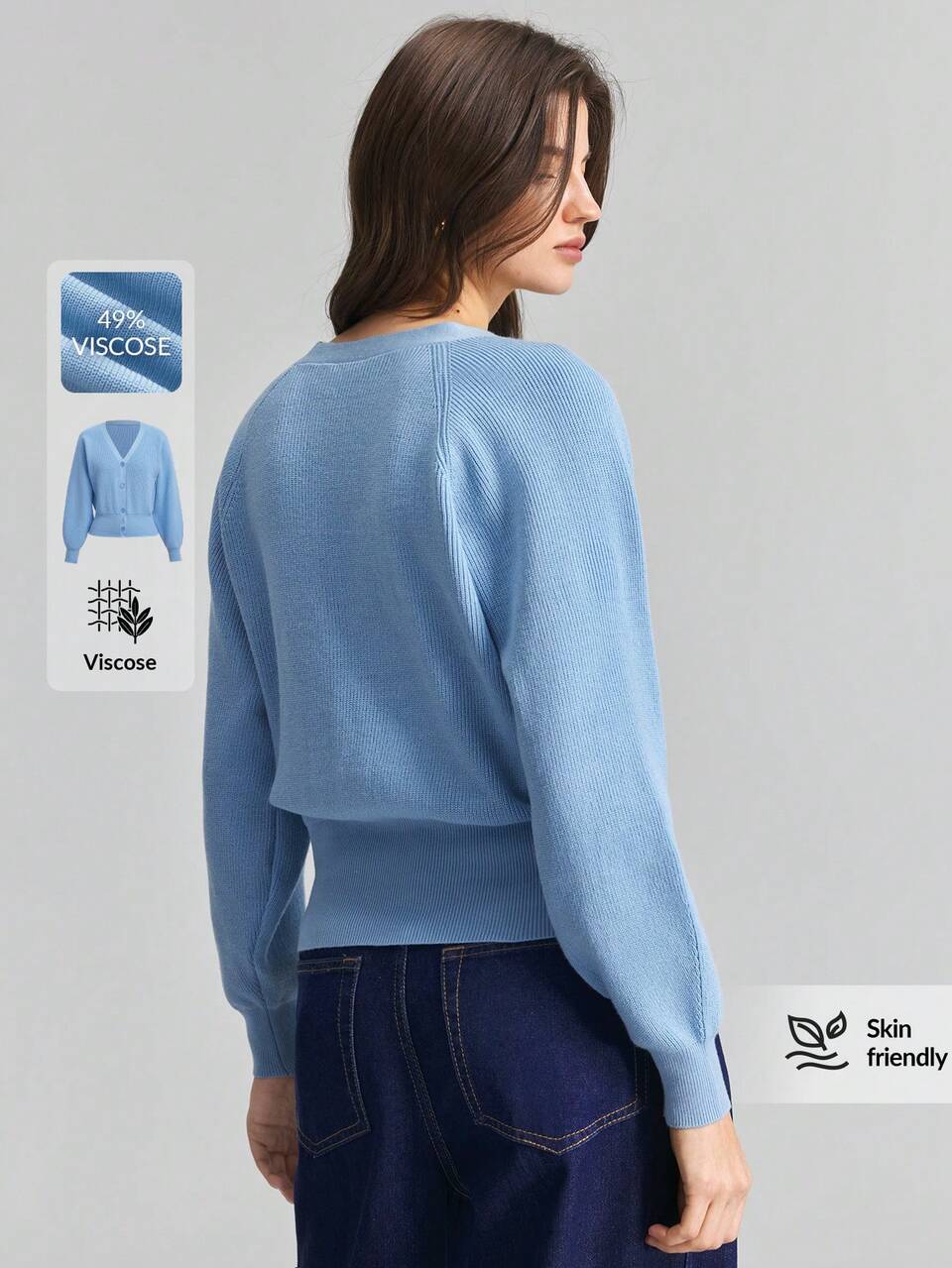 2026 New Autumn Women's Loose Fit Cardigan, Long Sleeve High Neck Zip-Up Front Design Cardigan With Buttons, Casual Commuter Urban Modern Minimalist Elegant Tea Party Independence Day Old Money Style Teacher, Office Wear Holiday Vacation Date, Fashion Versatile