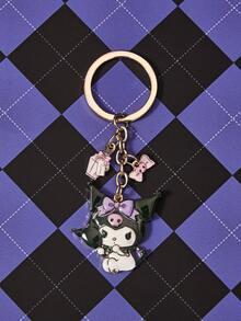 HELLO KITTY AND FRIENDS | SHEIN 1PC New Creative Cartoon Cute Casual, Keychain, IP Joint Design, Cute Personalized, Simple And Generous, Can Also Be Used As Accessories, Suitable For - Gold - View 1