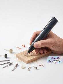 39件套USB电动抛光机工具套装,包括直线抛光机、汽车抛光机、电动角磨机、无绳钻头,可同时充电使用,适用于DIY珠宝打磨笔电动工具套装 - 彩色 - 查看 2