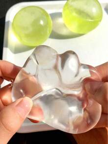 MINKOJA Coconut Squeeze Stress Relief Toy Ball, Malleable, Transparent, Creative Gift, Pressure Relief - Multicolor - View 2