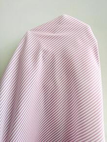 Shapeblank Plus Size Women's Autumn Casual Loose Lightweight Comfortable Slimming Allover White Long Sleeve Button-Up Shirt Dress Teachers' Day Brunch Office - Pink - View 8
