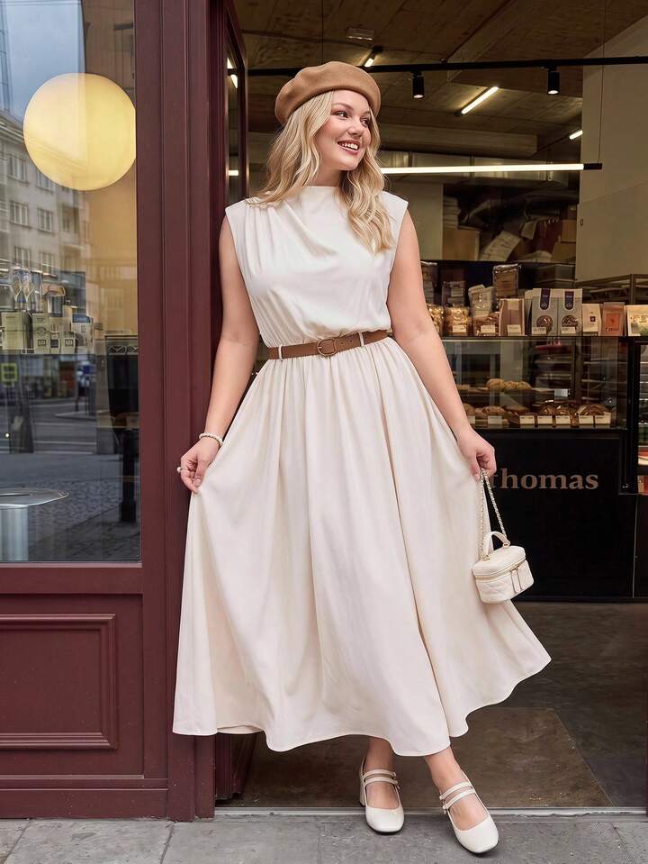 brown aesthetic dress Retro Layered Size:Strong RE25 Category is: pure elegance. Perfect for autumn strolls