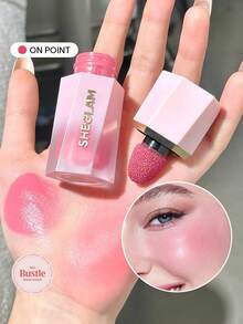 SHEGLAM Rubor LíQuido Color Bloom Rubor LíQuido On Point Rubor LíQuido Resistente Al Agua Larga DuracióN Alta PigmentacióN No Se Desvanece Brillo Duradero Maquillaje Facial Ligero Navidad Rubor Rosa Rare Colorete - On Point - Ver 1
