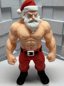 MINKOJA Edisi Baru Santa Claus Berotot Premium, Dekorasi Rumah, Hadiah Perlindungan Rumah Tangga dan Penangkal Kejahatan, Koleksi Pajangan Meja Kreatif, Hadiah Ulang Tahun Desain Eksklusif untuk Teman, Relaksasi Kantor, Figur Bergaya, Penggemar Dekorasi Meja - MultiWarna - View 6