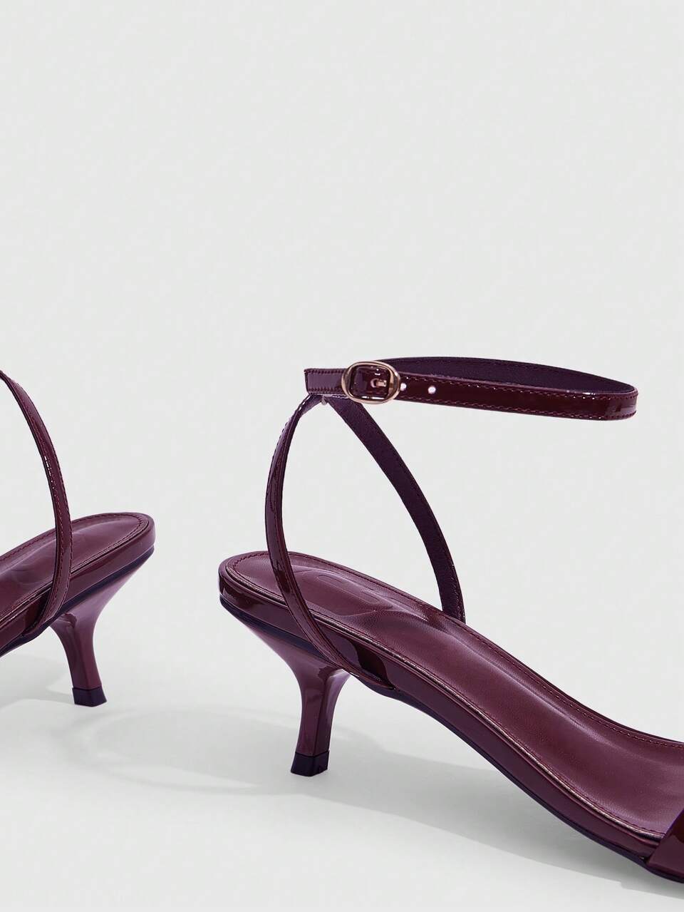 CUCCOO SZL Women's Summer 5.5CM Round Toe Open-Toe With Sexy Versatile Elegant Stilettos, Suitable For Daily Commuting/Parties
