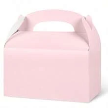 10PCS Portable Gift Boxes, Wedding Cake Boxes, Birthday Baby Shower Party Favor Boxes, Creative Candy Chocolate Paper Boxes - pink - View 7