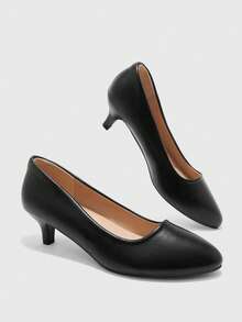CUCCOO BIZCHIC Elegan, Sederhana dan Mewah, Modis dan Serbaguna, Sepatu Hak Tinggi Wanita Kasual untuk Kerja dan Perjalanan - Hitam - View 10