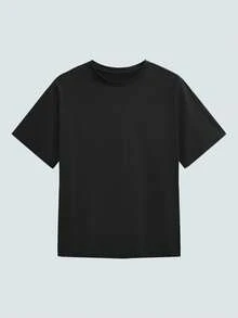 Modcrash 3pcs/Set Plus Size Men's Solid Color Fitted Crew Neck Short Sleeve T-Shirts, Casual For Summer & Daily Wear Basic T Shirts Men Tshirt Pack - Multicolor - View 12