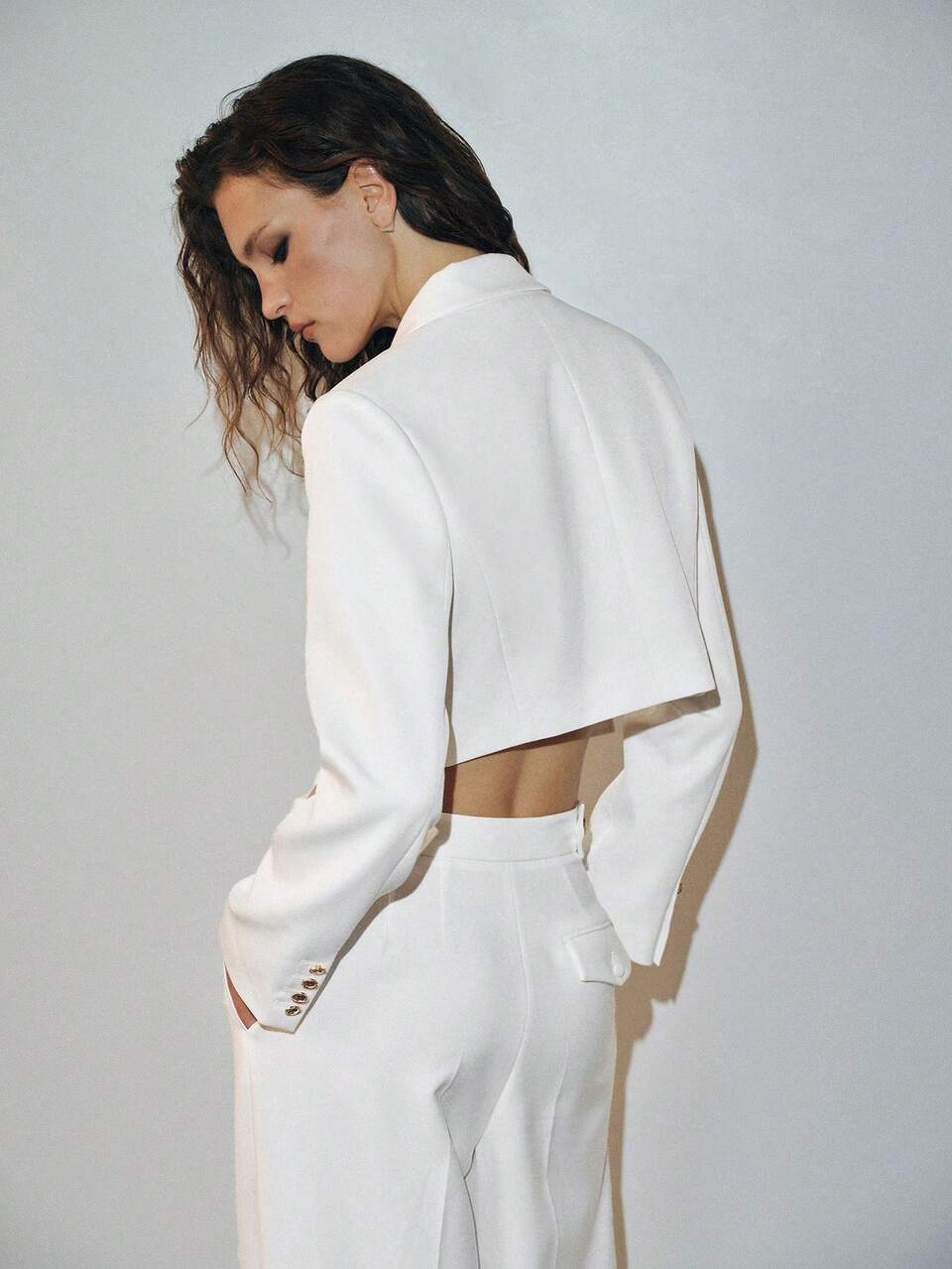 MOTF FRENCH STYLE CROPPED LOOSE SILHOUETTE BLAZER AUTUMN/WINTER