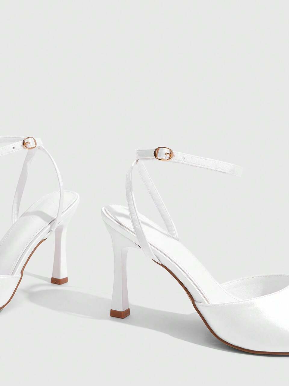CUCCOO SZL Women's High Heels White 9CM