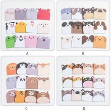 240/360pcs Pieces Of Sticky Notes With Cute Animal Themes Are Suitable For Daily Office Message Scrapbook Decoration DIY Tearable And Writable Stickers And Various Animal-Shaped Sticky Notes (20/30 Pieces Each, A Total Of 12 Sets). - one-size - View 3