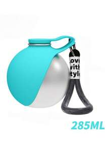 1PC Portable Mini Pet Water Bottle Spherical Foldable Anti-Backflow Design For Outdoor Travel Hiking Dog Walking Camping Car Mount Leak-Proof Pet Water Feeder - Multicolor - View 7